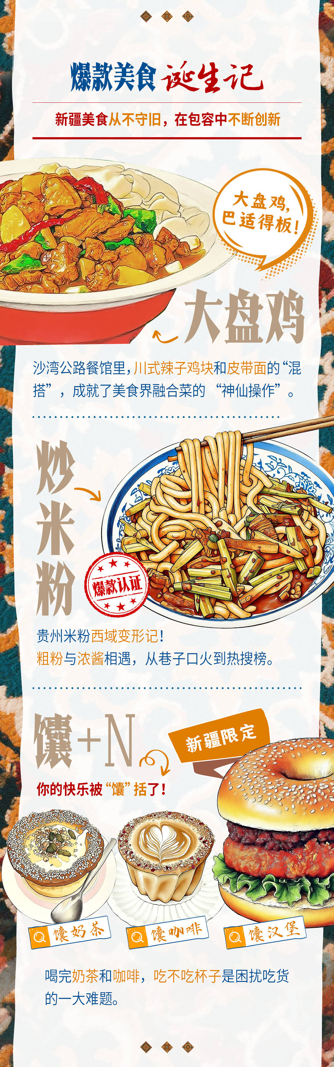 砥礪奮進(jìn)七十載 天山南北譜華章｜“馕”括萬里的新疆味道