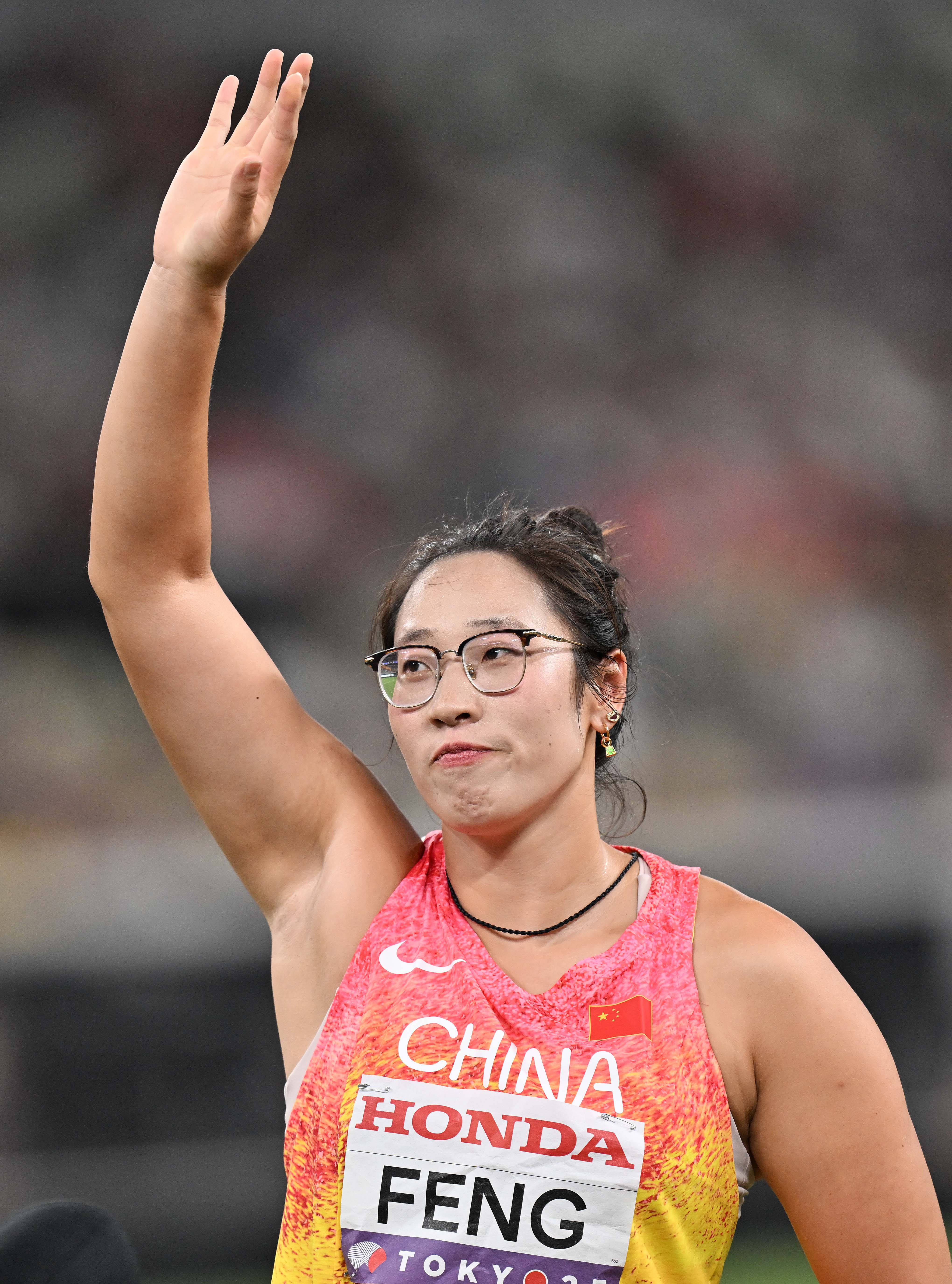 （田徑世錦賽）女子鐵餅決賽：馮彬獲第七