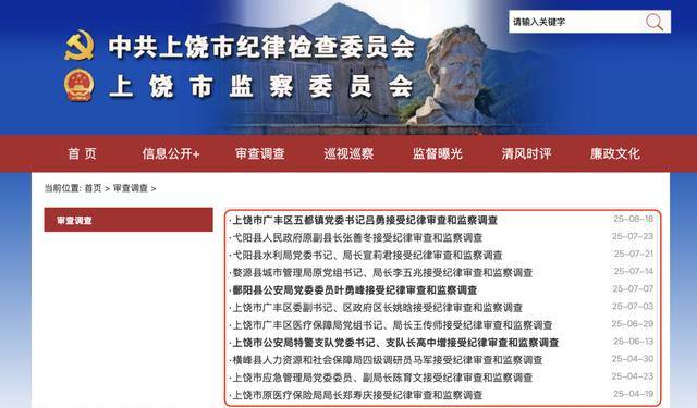 江西上饒：今年有13人主動(dòng)投案，120人主動(dòng)交代問(wèn)題